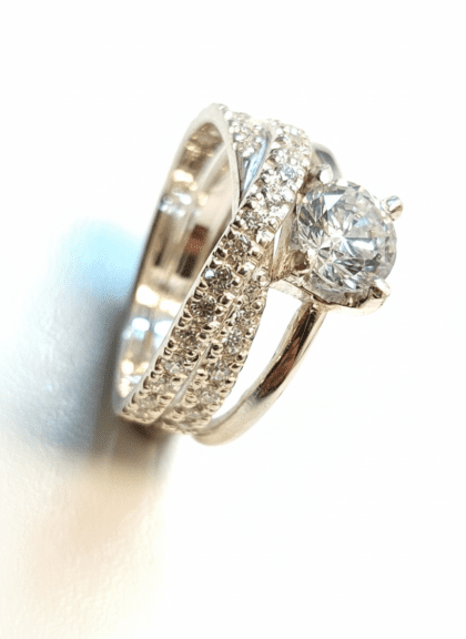 Dubble band  Engagement Ring